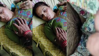 Thekamababa – Sexy MoM Sleeping & Son Touching Boobs