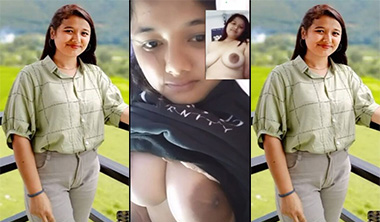 Indian Assam Busty Girl Showing Ass & Boobs By BF