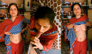 Desi Wife Affair – Sucking Dick With Sexy Expression – KamaBaba