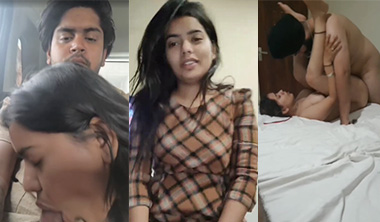Horny GF Shared Fucking – With His BF Friends Leaked Mms