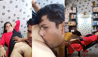 Desi Indian Couple – Pussy Licking In Beauty Parlour Viral