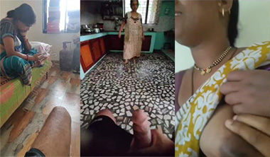 House Owner Son Masturbating – Infront Of Maid Aunty Porn
