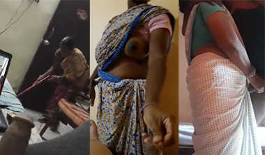 Telangana Bachelor Hostel Maid Aunty Watches Shaking My Dick