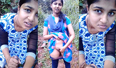 Tamil Teen GF Outdoor – Rubbing Pussy With BF Leaked
