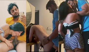 Desi Babe Giving Blowjob – Fucked With Boyfriend Leaked Nude