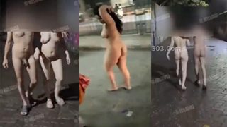 Desi Couple Public Dare – Nude Street Showing Porn