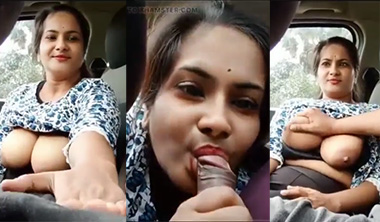Tamil Horny Aunty Sucks Dick – Fucking In Car Leaked Viral