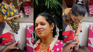 Desi Tamil Milf MoM Help – To Her Son Masturbating Handjob Leaked