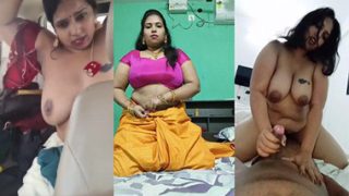 Tamil Horny Milf Blowjob – Threesome Sex Leaked