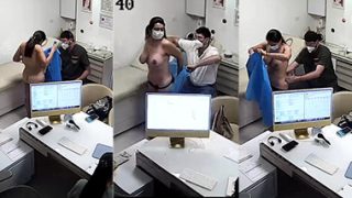 Sexy Wife Clinic Naked – Front of Doctor IPCam Xnxx HD