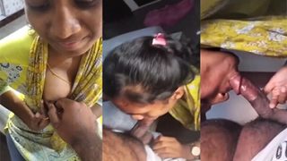 Telugu Mallu Girl Blowjob – Sex With Lover Scandal Leake