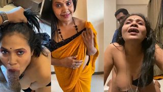 Desi Milf Mallu Aunty Blowjob – Standing Doggy Sex Hard